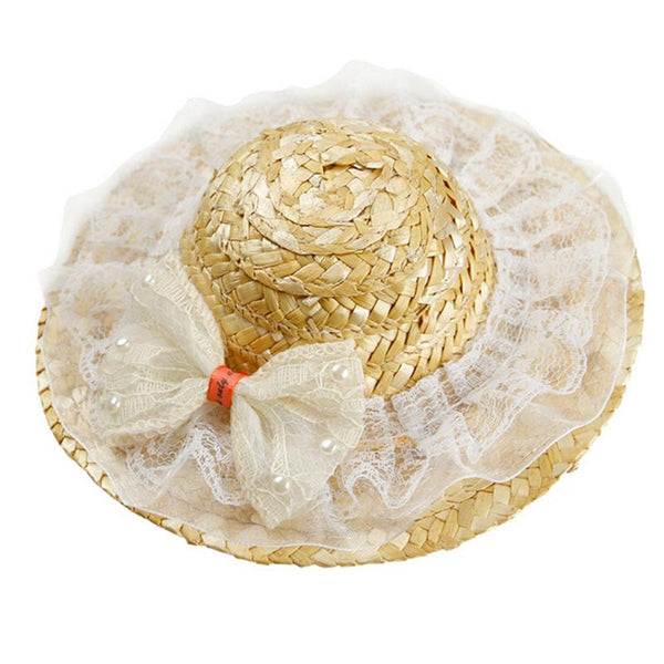 Dog Accessorites Sun Protection Hat For Dogs Cute Pet Casual Straw Hat Cap Chapeu Pet Cap