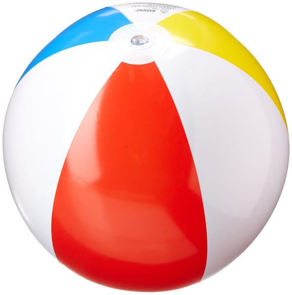 Colorful Inflatable Beach Ball, 20" - 3 pack