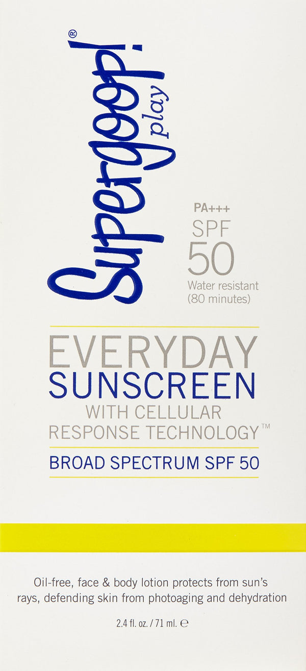 Supergoop! Everyday SPF 50 Sunscreen For Face and Body, with Sunflower Extract