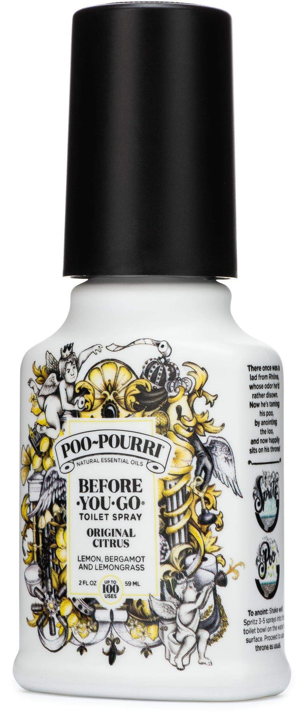 Poo-Pourri Before-You-Go Toilet Spray 2 oz Bottle, Original Citrus Scent