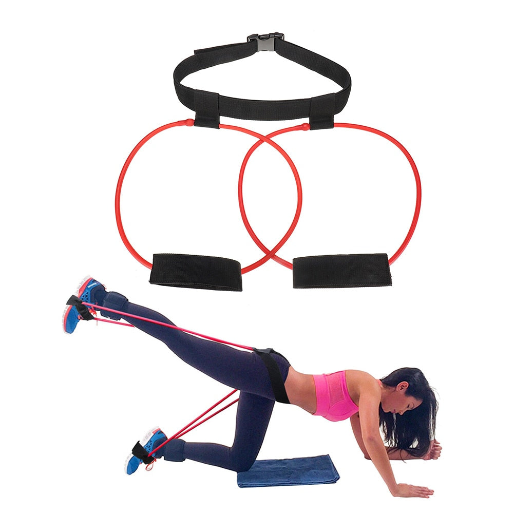 Women Leg Glute Lifter Rubber Loop Exercise Yoga Fitness Workout