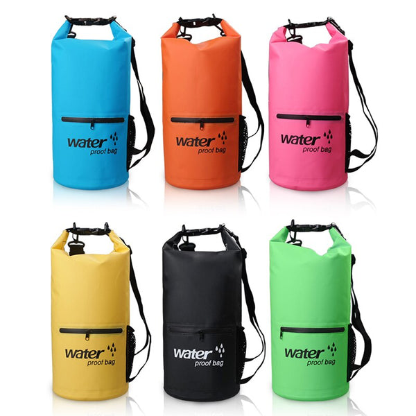 Ultralight Swimming Bag Dry 6 Colors Outdoor Nylon Kayaking Storage Drifting Waterproof Rafting Bag 20L XNC