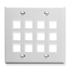 Icc Icc-face-12-wh Ic107f12wh - 12port Face - White
