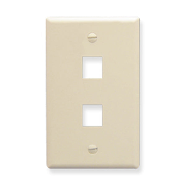 Icc Icc-face-2-al Ic107f02al - 2port Face Almond