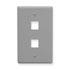 Icc Icc-face-2-gr Ic107f02gy - 2 Port Face - Gray