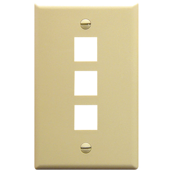 Icc Icc-face-3-iv Ic107f03iv - 3port Face Ivory