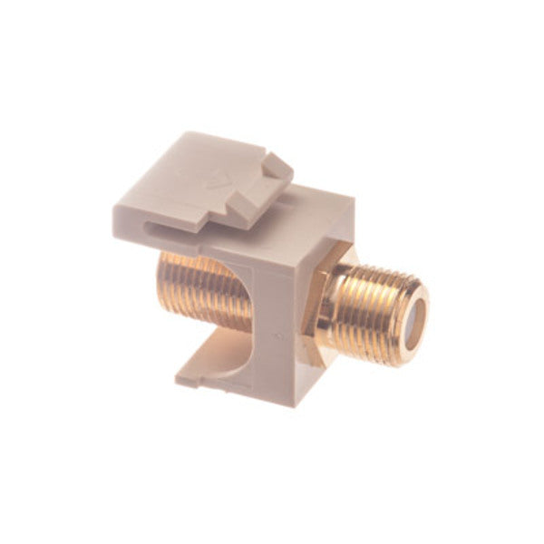 Icc Icc-ic107b5giv Module, F-type, Gold Plated, Ivory