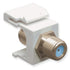Icc Icc-ic107b9fwh Module, F-type, Nickel Plated, 3 Ghz, Wh