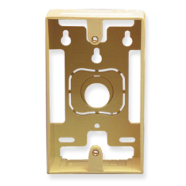 Icc Icc-ic107mrsiv Mounting Box, 1-gang, Ivory