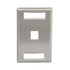 Icc Icc-ic107s01ss Faceplate, Id, Stainless, 1-gang,1-port
