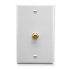 Icc Icc-ic630eg0wh Wall Plate, F-type, White