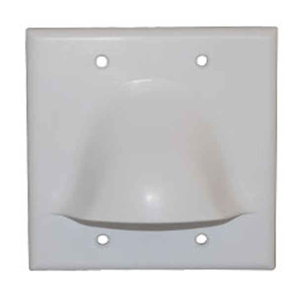 Icc Icc-ic640bdswh Faceplate 2 Gang Bulk Nose White