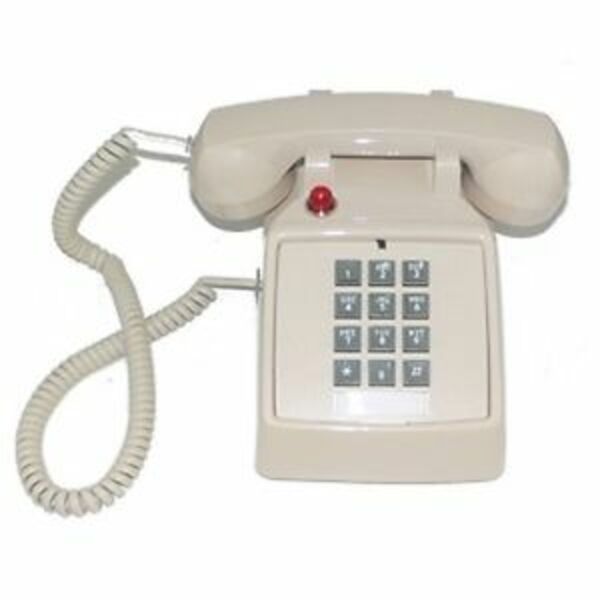 Cortelco Itt-2500-57md-ash 250044-vba-57md Desk W/ Message Waiting
