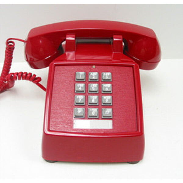 Cortelco Itt-2500-md-rd 250047-vba-20md Desk Valueline Red