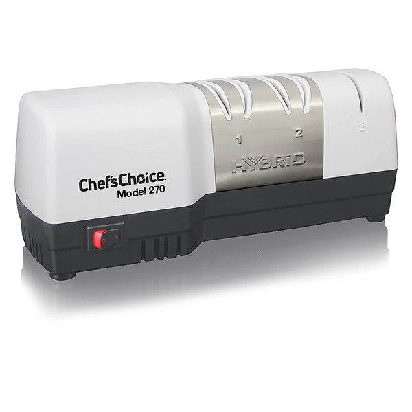 Chef'schoice 270 Hybrid Diamond Hone 3-stage Electric And Manual Knife Sharpener