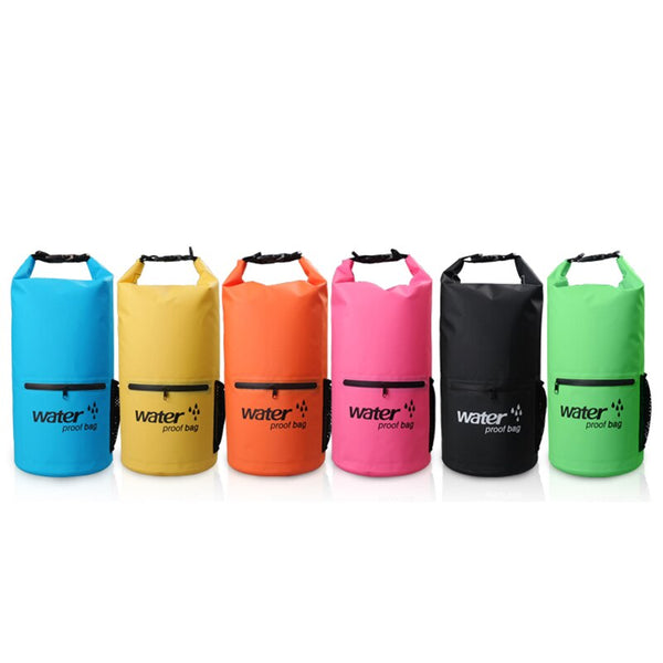 Ultralight Swimming Bag Dry 6 Colors Outdoor Nylon Kayaking Storage Drifting Waterproof Rafting Bag 20L XNC