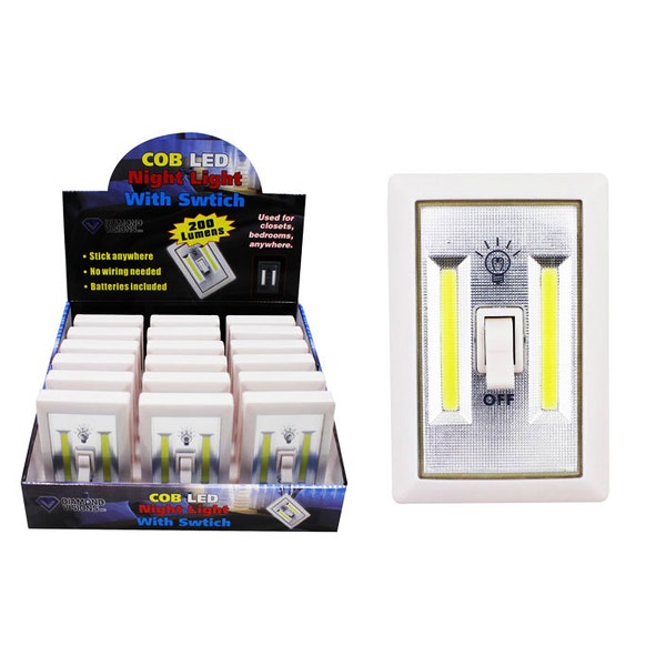 COB LED Night Light Switch Case Pack 144