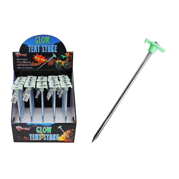 Glow In The Dark Tent Stake Case Pack 30