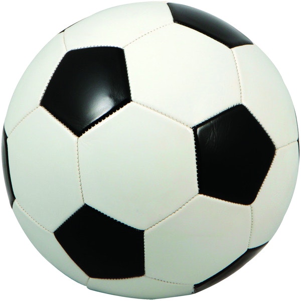 Regulation Size Black & White Soccer Ball Case Pack 25
