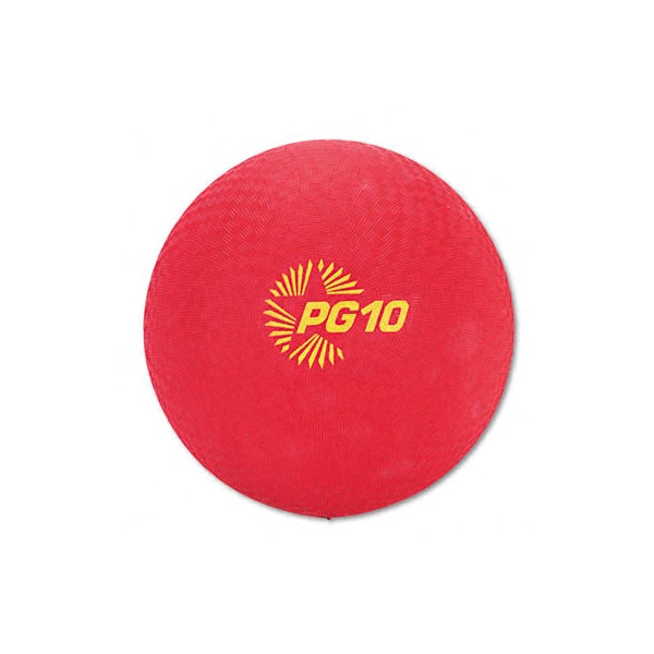 Playground Ball Nylon 10" Red Case Pack 4