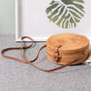 Bali Vintage Rattan Handmade Crossbody Round Bag